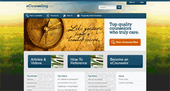 Desktop Screenshot of ecounseling.com
